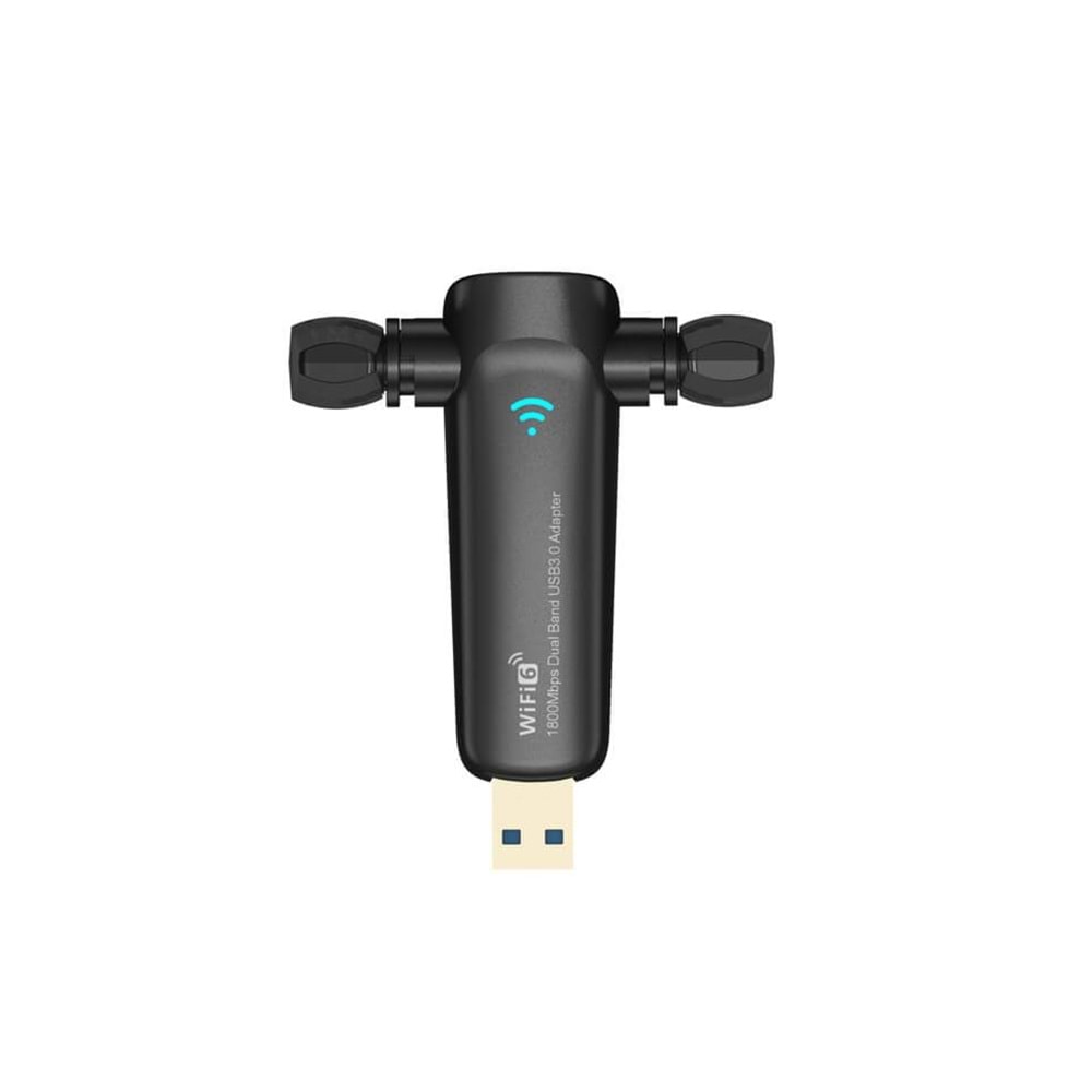PİX-LİNK AX1800 UAX04 YENİ NESİL WİFİ6 2.4GHZ + 5GHZ DUAL BAND 1800MBPS ÇİFT ANTENLİ WİFİ WİRELESS ADAPTÖR KABLOSUZ ALICI