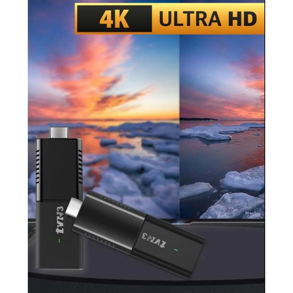 TELSAN TV322A Ultra Hd Android Tv Box TVR3 TV Stick 1080P 4K Android 12 Wifi Akıllı Medya Oynatıcı TV Stick