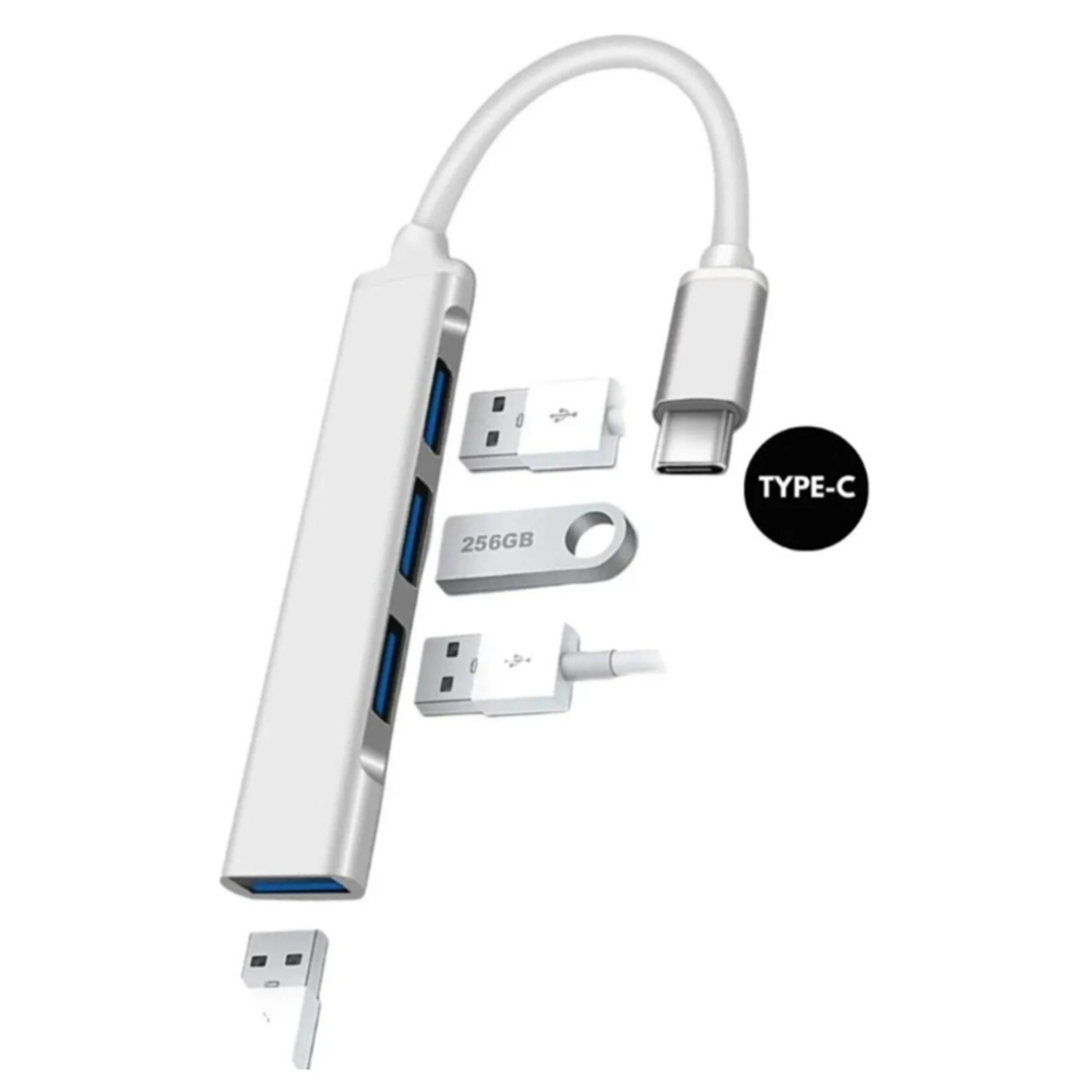 GABBLE GAB-TCUM30 TYPE-C HUB 4 PORT USB 3.0 4IN1 TYPE-C ÇOKLAYICI