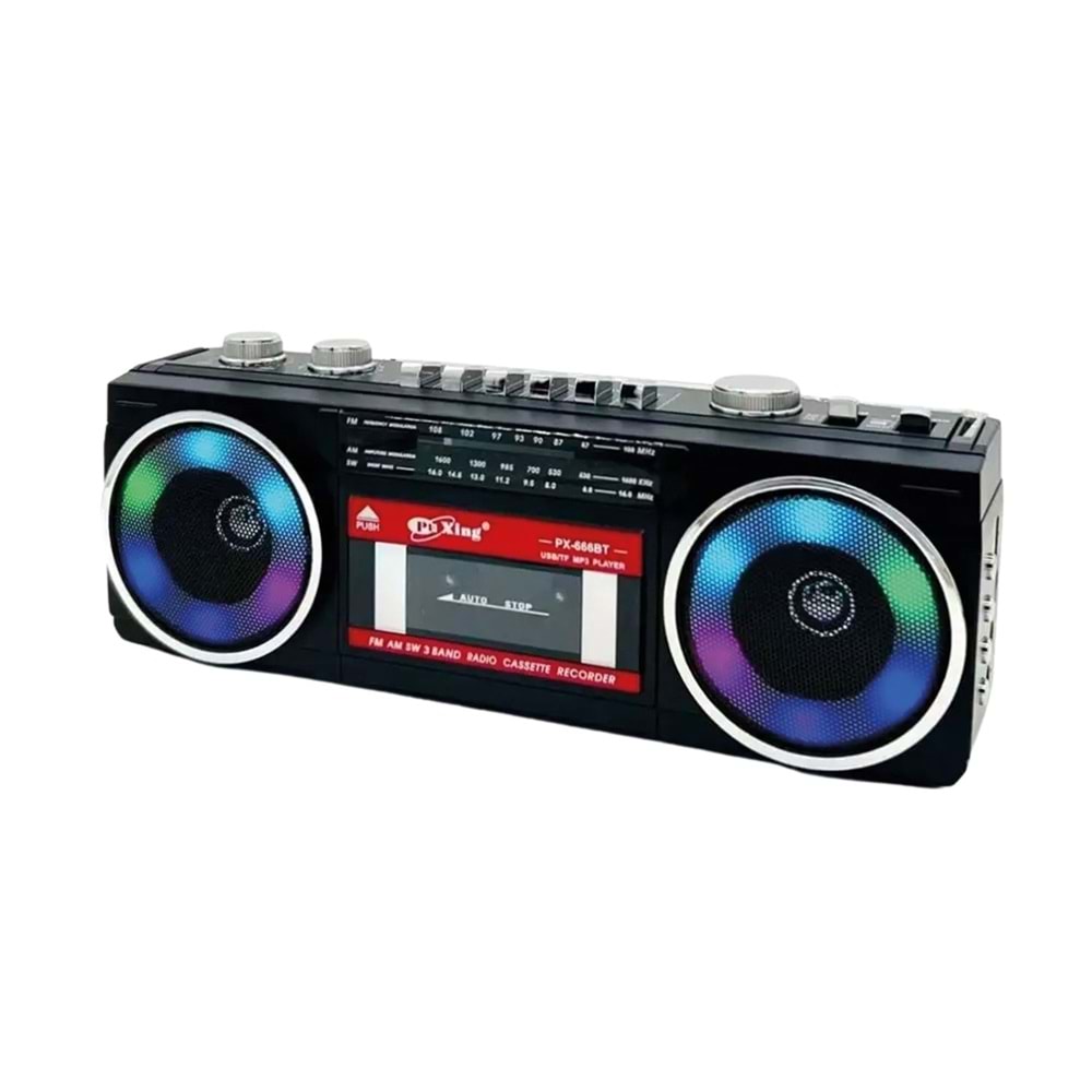 TELSAN PX-666BT BT/FM/USB BLUETOOTH NOSTALJİ KASET ÇALAR
