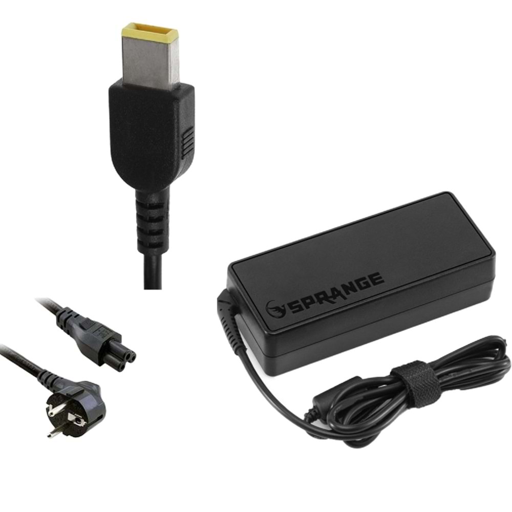 SPRANGE SR-L40 20V 6.75A USB PIN 135 Watt For LENOVO Laptop Adaptör