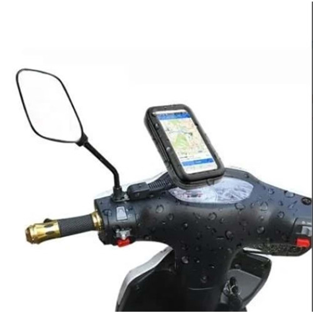 Torima JX-100 Su Geçirmez Bisiklet Motorsiklet Atv Motosiklet Telefon Tutucu Tutacağı
