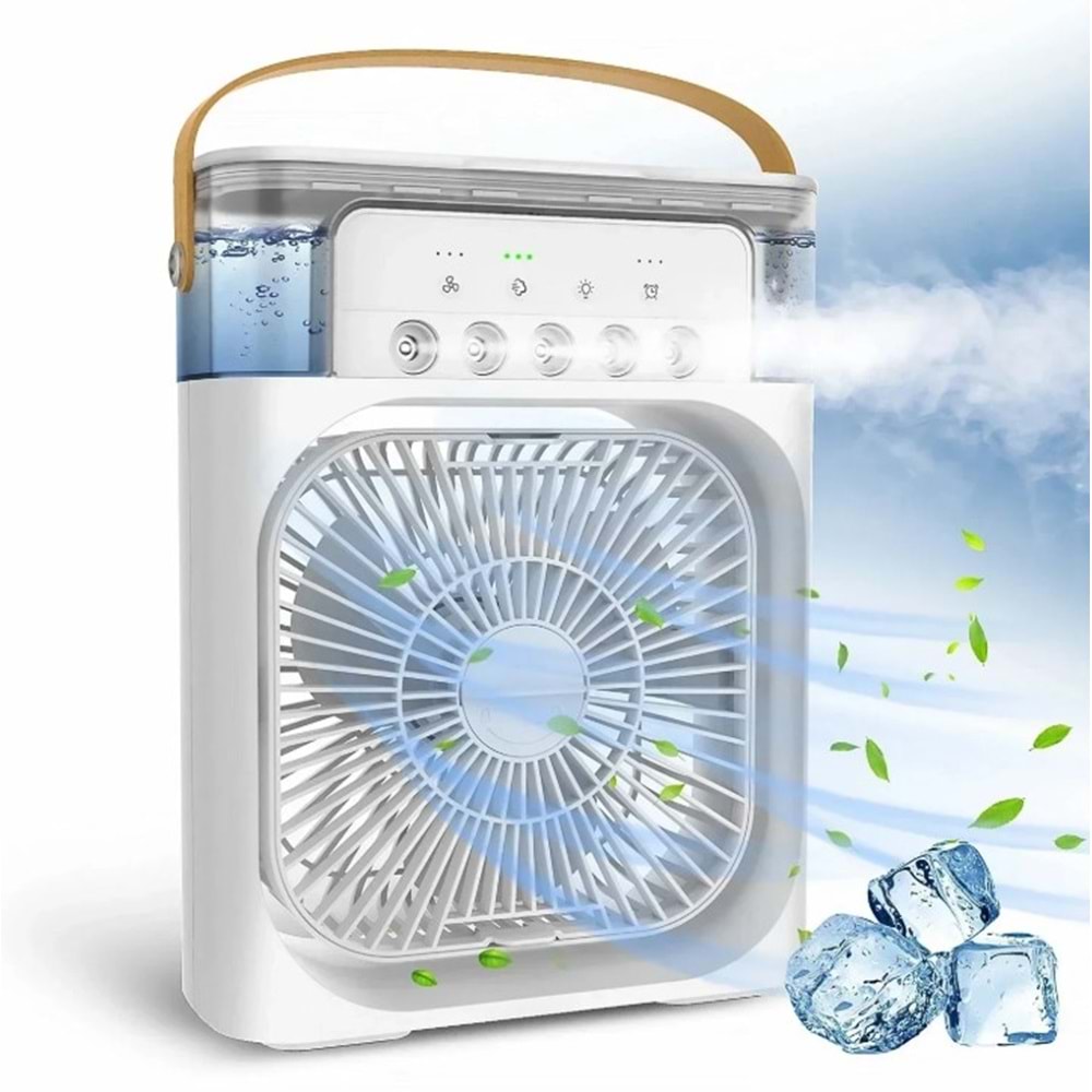 Telsan TLS-41 Fan 3ü1 Arada Klima H2o Humidifier Ortam Oda Nemlendirici Vantilatör Hava Soğutucu Fan