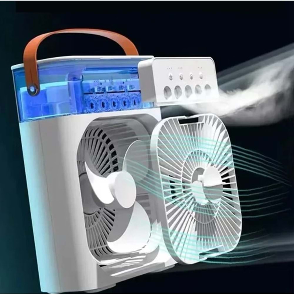 Telsan TLS-41 Fan 3ü1 Arada Klima H2o Humidifier Ortam Oda Nemlendirici Vantilatör Hava Soğutucu Fan