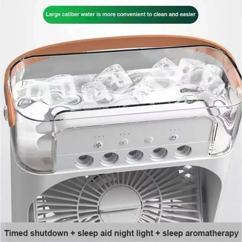 Telsan TLS-41 Fan 3ü1 Arada Klima H2o Humidifier Ortam Oda Nemlendirici Vantilatör Hava Soğutucu Fan