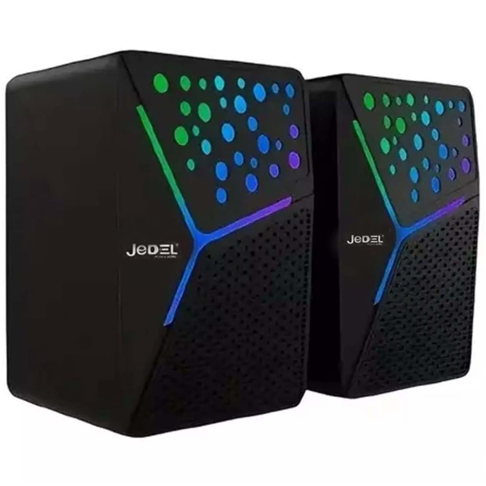 JEDEL S-553 USB 1+1 PC RGB IŞIKLI HOPARLÖR SPEAKER
