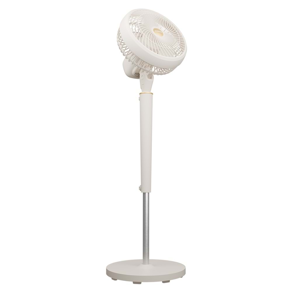 Everest FAN12 DynaBreeze Krem/Gold 9 70W 3 Hız Kademeli 2000RPM Çift Motorlu Vantilatör/ Pervanesi