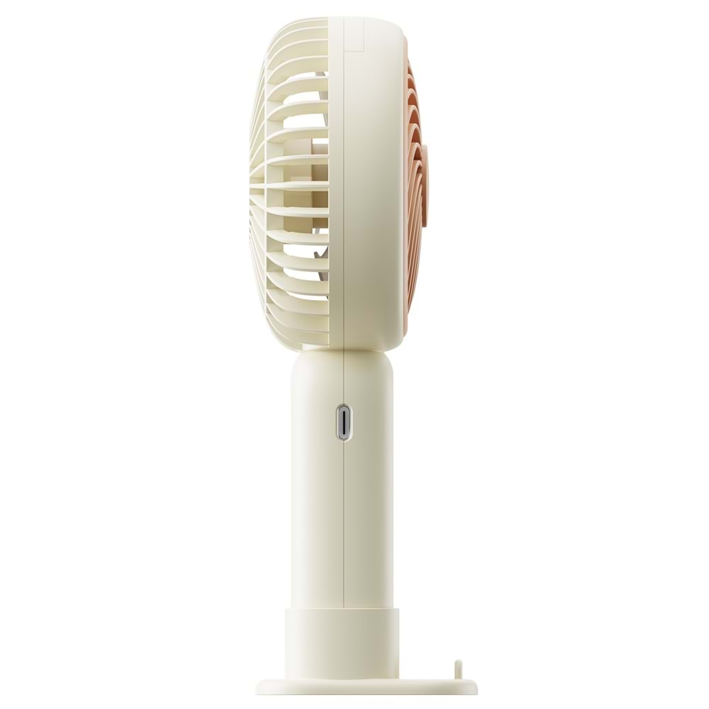 Asonic AFN21 Krem 250mAh Elde Taşınabilir Masaüstü Usb Fan