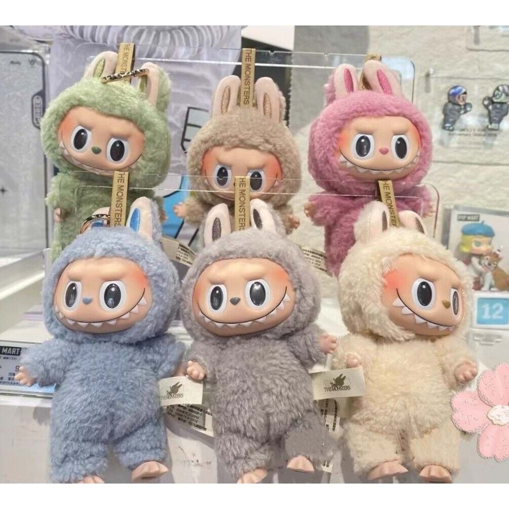 Telsan Labubu Peluş Bebek Peluş Oyuncak Labubu Anahtarlık Model