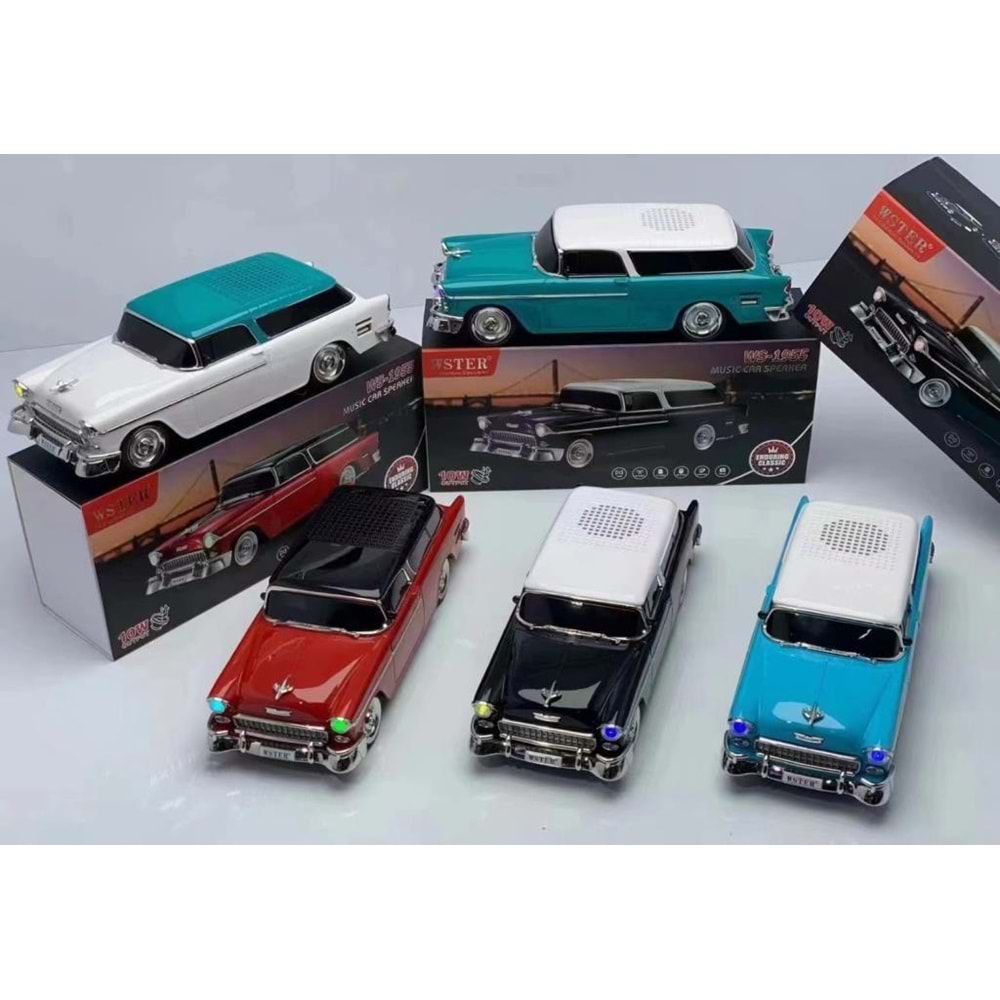 TELSAN WS-1955 SD USB FM BLUETOOTH ANTİKA ARABA LEDLİ SPEAKER