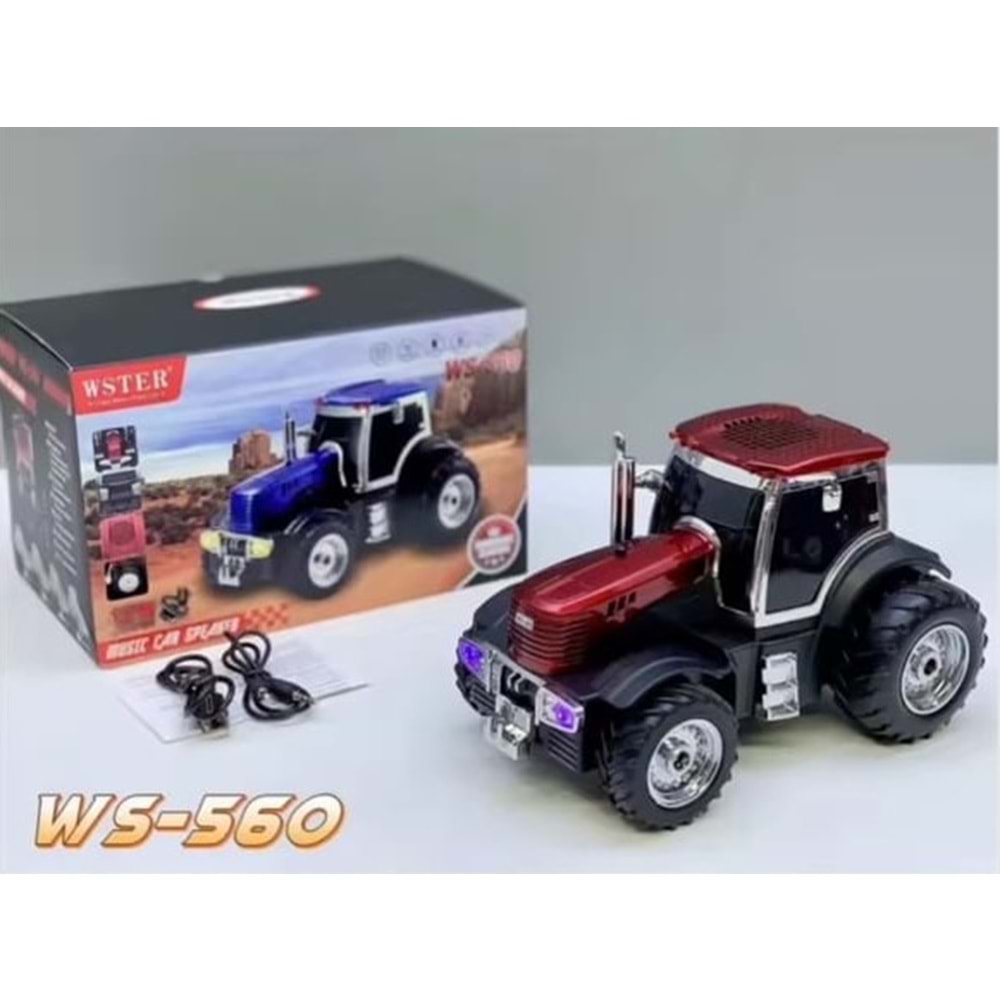 TELSAN WS-560 SD USB FM BLUETOOTH MASSEY FERGUSON TRAKTÖR LEDLİ SPEAKER