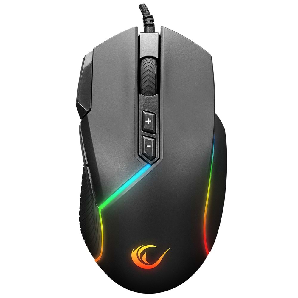 Rampage SMX-G39 COMFORT Usb 8 Makro+Extra Atış Tuşlu RGB 12800 DPI Gaming Oyuncu Mouse