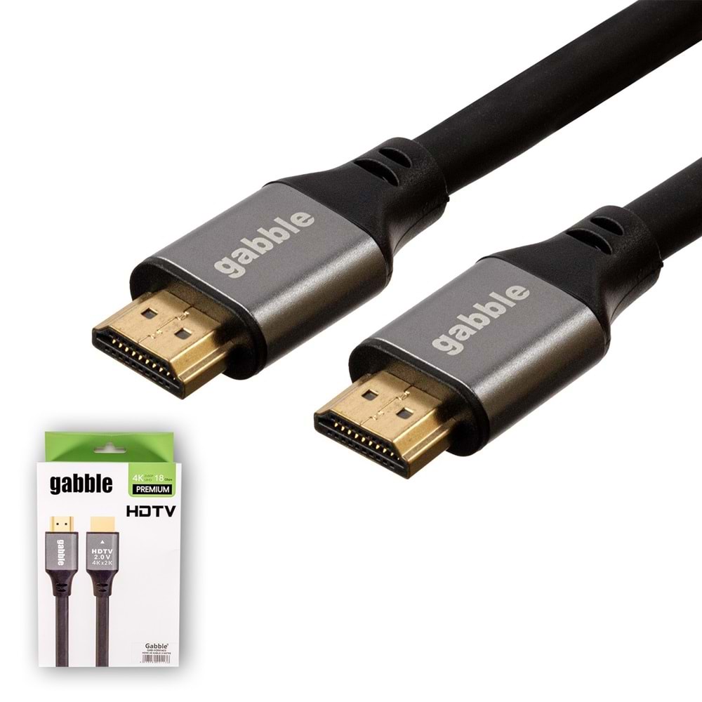 GABBLE GAB-HDTV401 HDMI KABLO 4K 1.5MT 1080P HDMİ KABLO