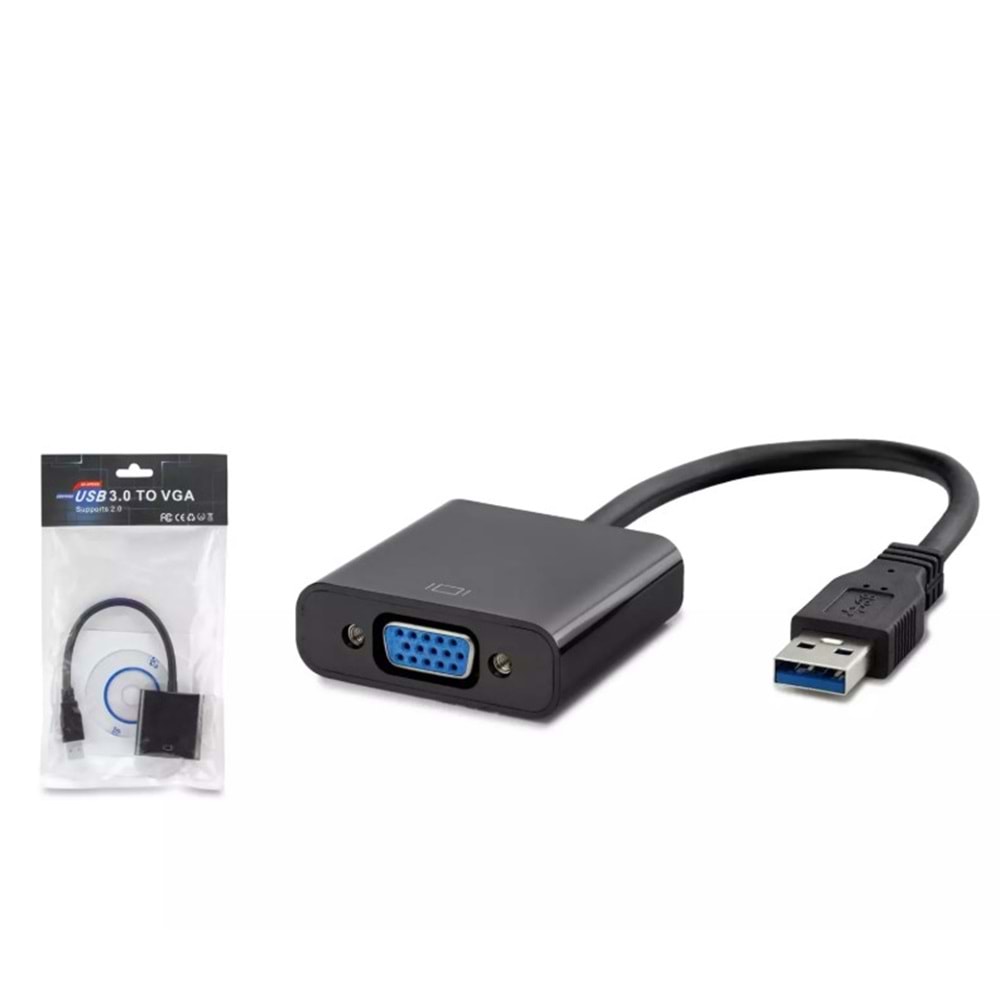 Hadron Hdx7779 Usb3.0 To Vga F Çevirici 1080P Usb To Vga