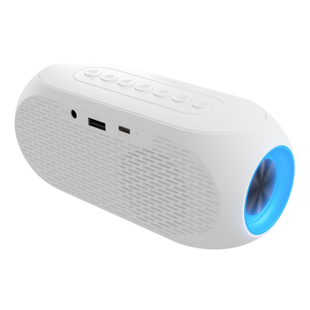 Mikado MD-W7 1200mAh 5W Bluetooth-Aux-Derece-Usb-FM Double Alarmlı Saat Speaker
