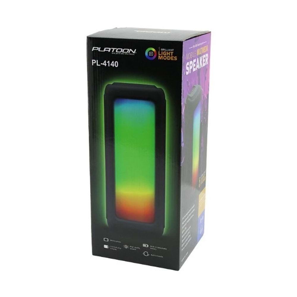 PLATOON PL-4140 BT/SD/USB GİRİŞLİ RGB IŞIKLI 8