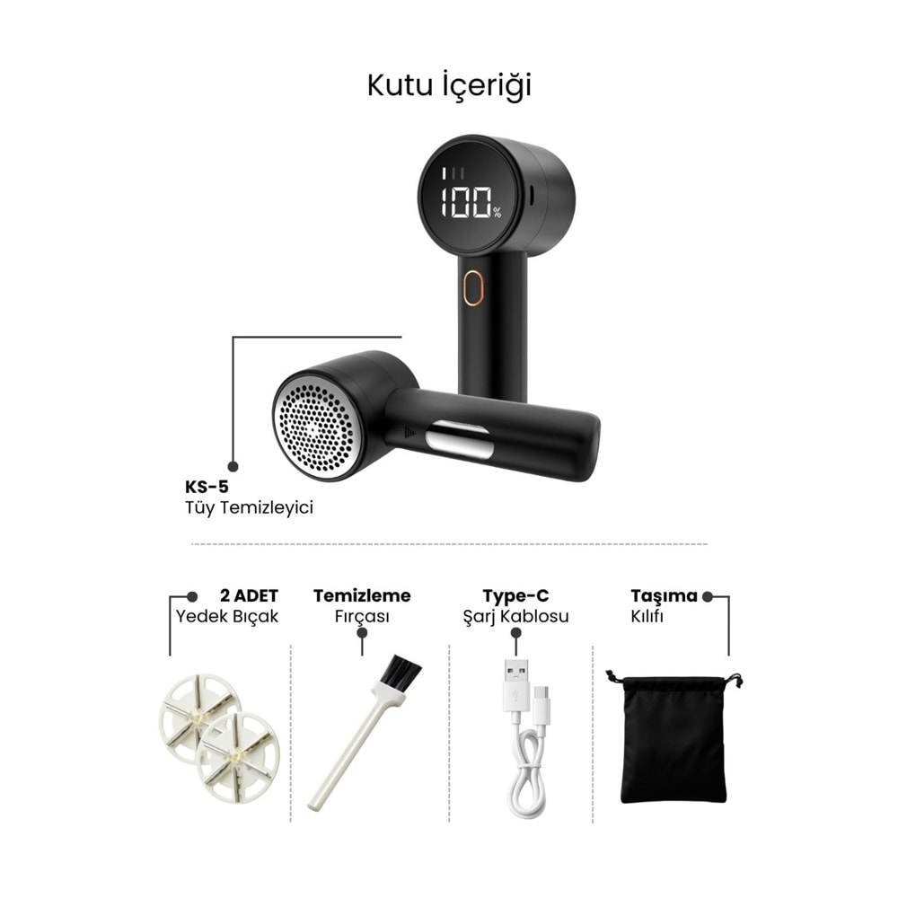 MPIA KS-5 Şarjlı Tüy Ve Tiftik Temizleme Makinesi