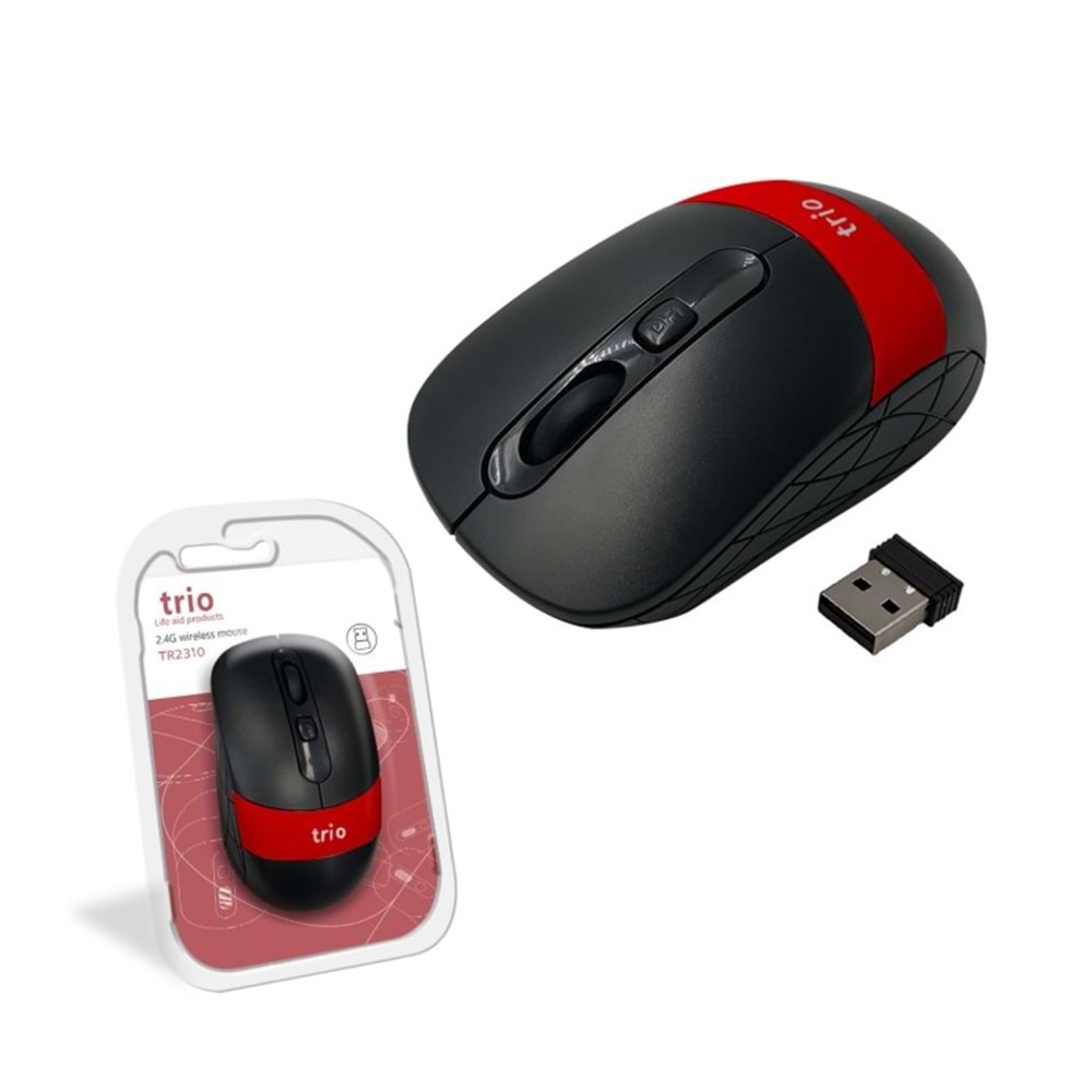TRİO TR2310 2.4GHZ OPTİK 1000DPİ WİRELESS KABLOSUZ MOUSE