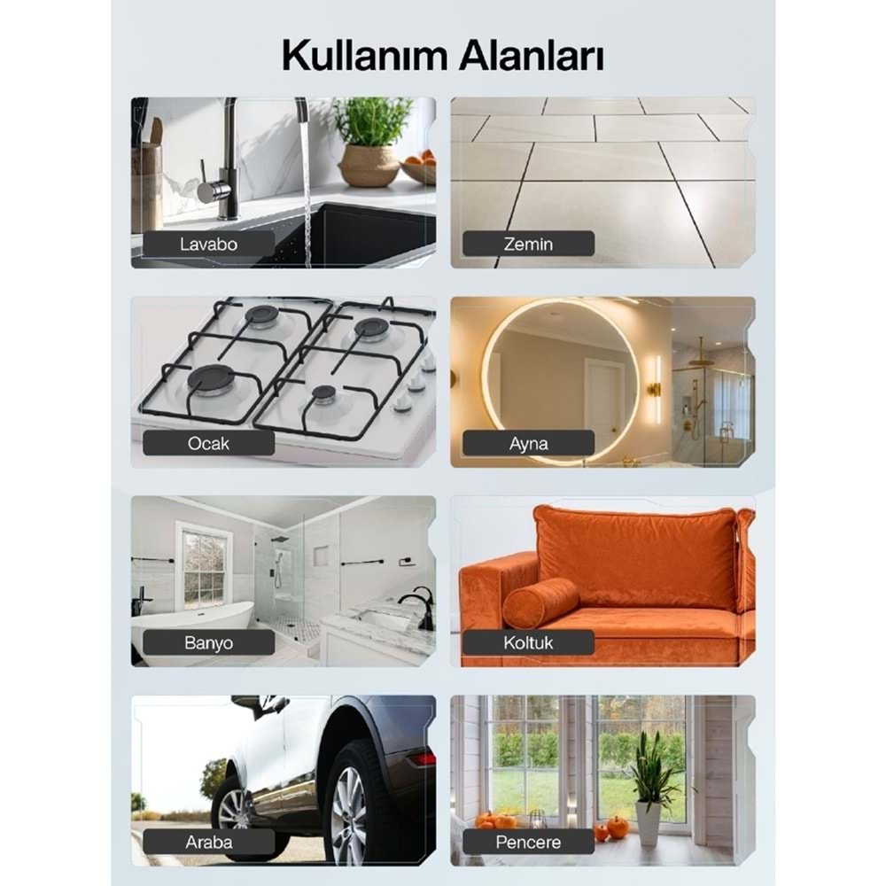 MPIA BC-4 Şarj Edilebilir Elektrikli Temizlik Fırçası – 17 Parça Çok Amaçlı Set (Mutfak, Banyo, Araç)