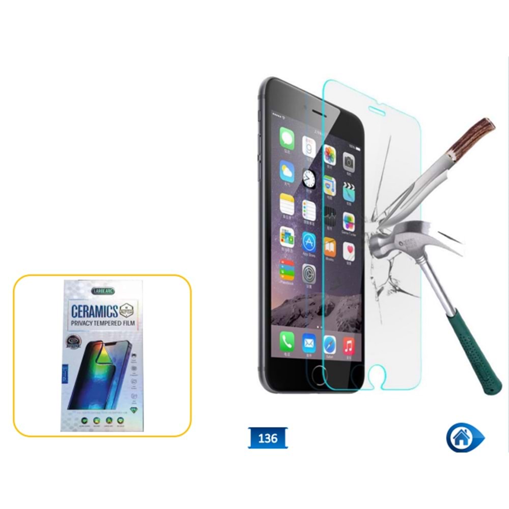 İPHONE 12 MİNİ PRİVACY MATTE HAYALET SERAMİK EKRAN KORUYUCU