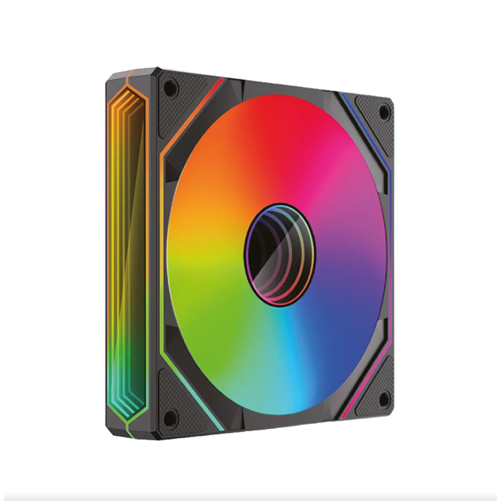 Gameagle GE-ARGB1B Cool Core 120mm ARGB Led Fan - Performans Seri Sessiz Kasa Egzoz Fanı (Siyah)