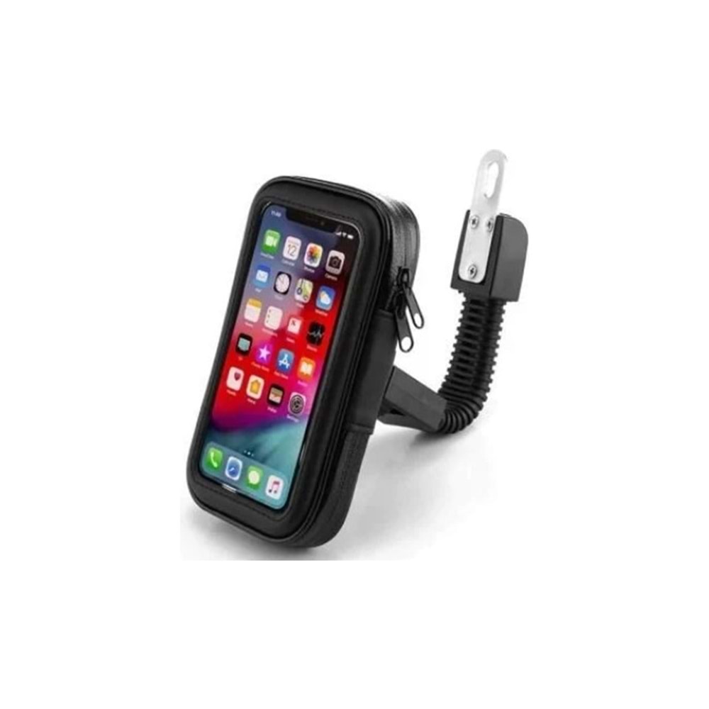 Telsan TLS-48 Su Geçirmez Bisiklet Motorsiklet Atv Motosiklet Telefon Tutucu Tutacağı