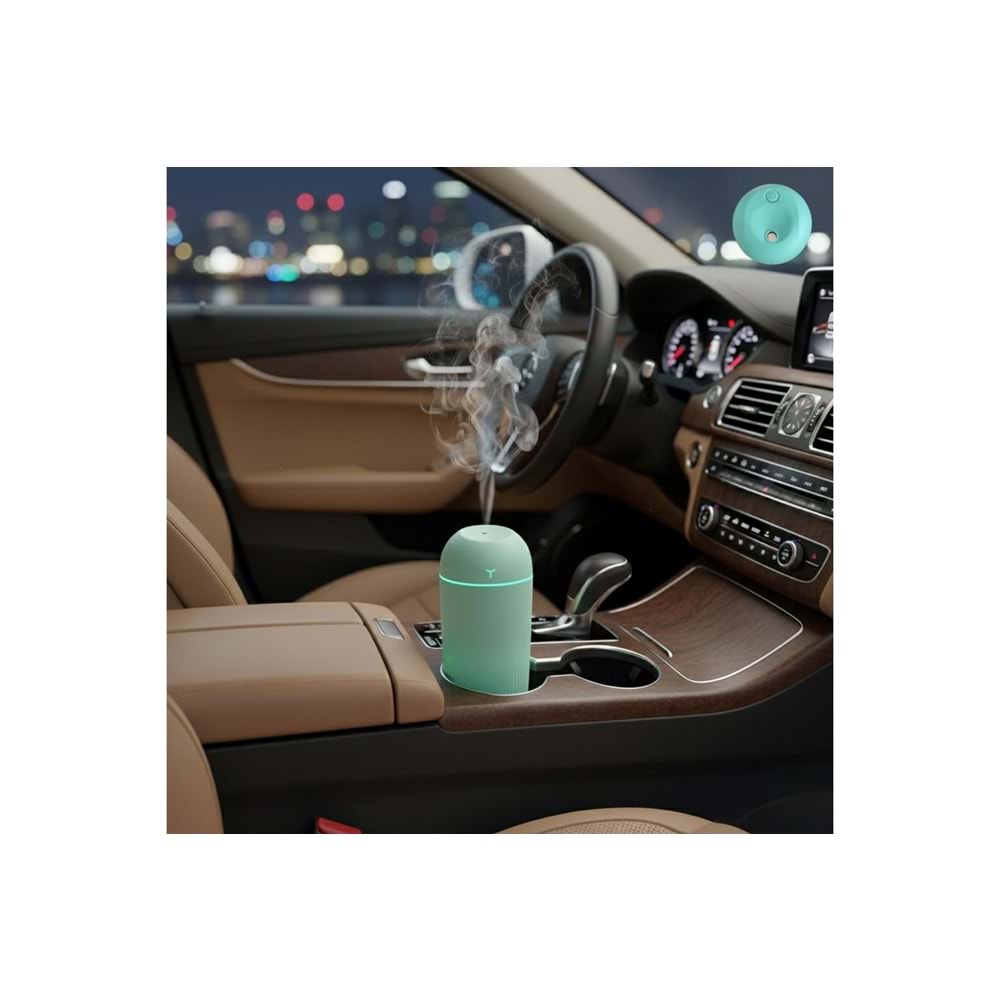 Platoon PL-3504 Ultrasonik Renkli Hava Nemlendirici Buhar Makinesi Ve Aroma Difüzörü