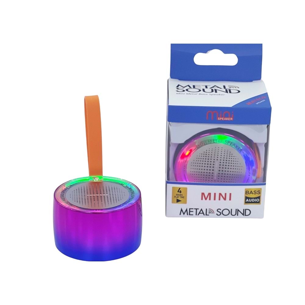 Platoon PL-4342 BLUETOOTH BAĞLANTILI RGB IŞIKLI HOPÖRLÖR MİKROFONLU MİNİ SPEAKER