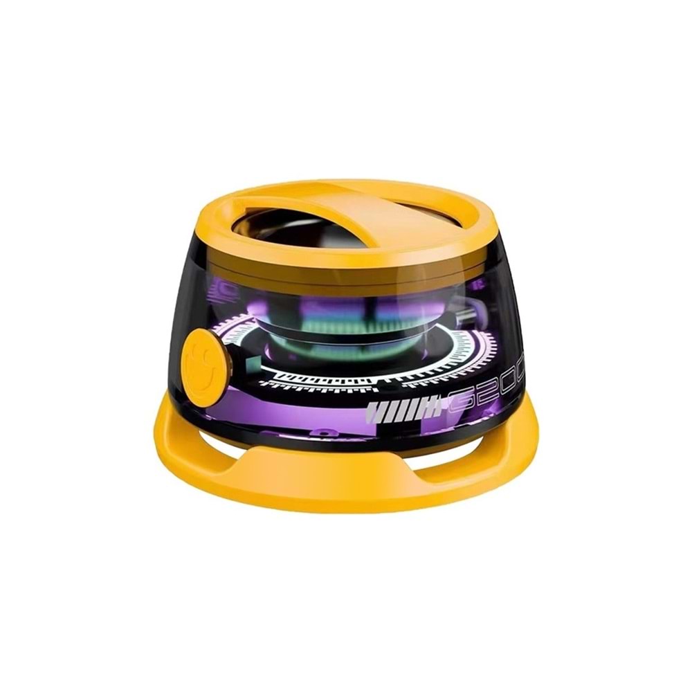 Jedel SA-238 G200 Kablosuz Bluetooth Hoparlör Mini Manyetik Braket Ses Açık Hava Taşınabilir Masaüstü Mini Hoparlör