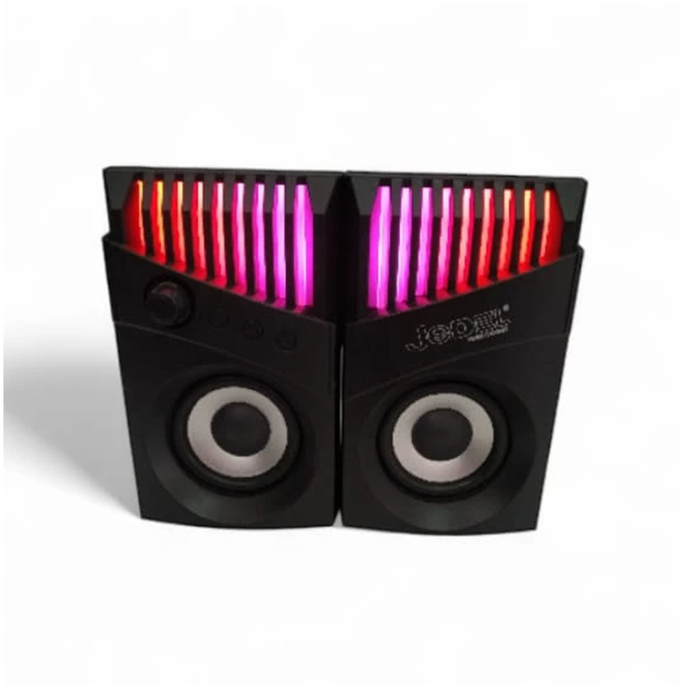 JEDEL S-599 RGB 6W Işıklı 1+1 USB Gaming Hoparlör