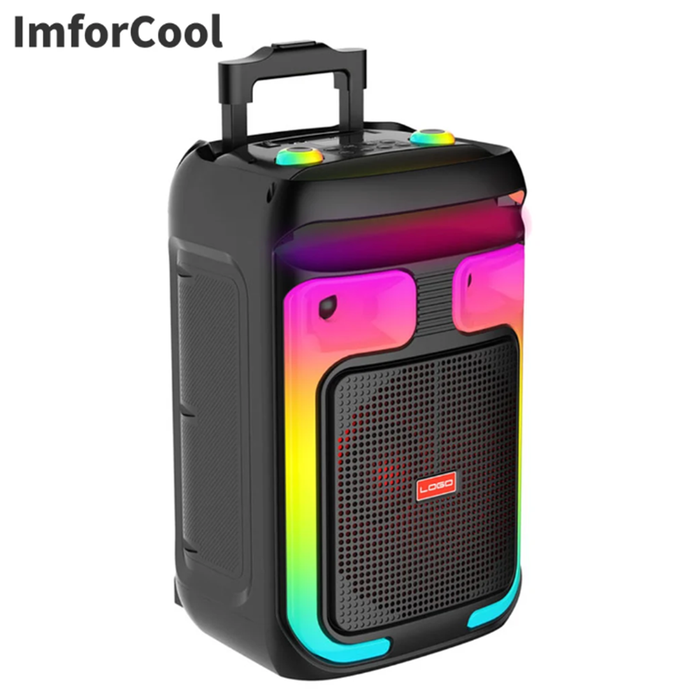 PLATOON PL-4659 SD/USB/FM 12inc KUMANDALI MİKROFONLU BLUETOOTH RGB IŞIKLI MÜZİK KUTUSU ABS-12101