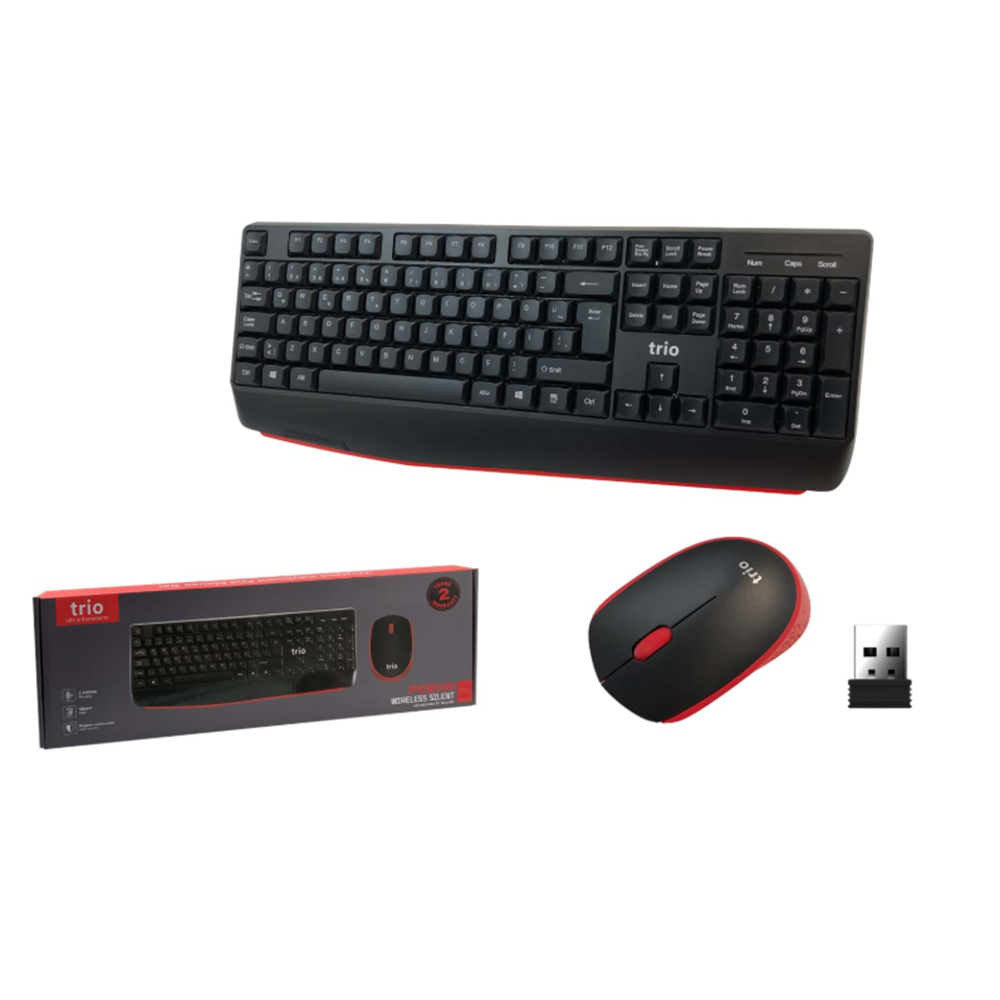 TRİO TRK300 TÜRKÇE Q KABLOSUZ WİRELESS KLAVYE + MOUSE SET