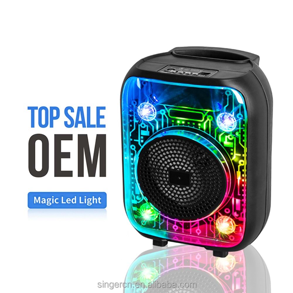 Platoon PL-4679 BT/SD/USB/AUX 6.5İNÇ Işıklı Bluetooth Speaker (AO-628)