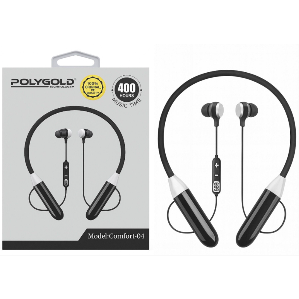 POLYGOLD COMFORT-04 BLUETOOTH 400 SAAT ŞARJ SÜRESİ BOYUN KULAKLIK
