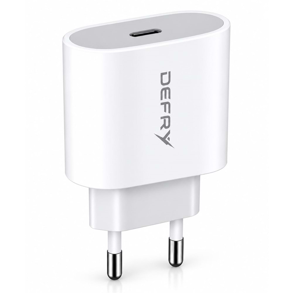 DEFRY DF-20LT TYPE-C TO LIGHTNING HIZLI ŞARJ 20W PD 3.0 FAST ŞARJ ALETİ TAKIM