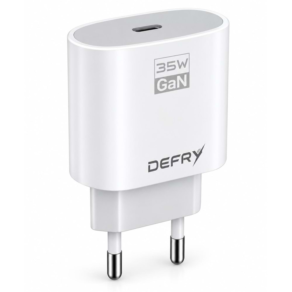DEFRY DF-35TT TYPE-C TO TYPE-C HIZLI ŞARJ GAN FAST 35W PD 3.0 FAST ŞARJ ALETİ TAKIM
