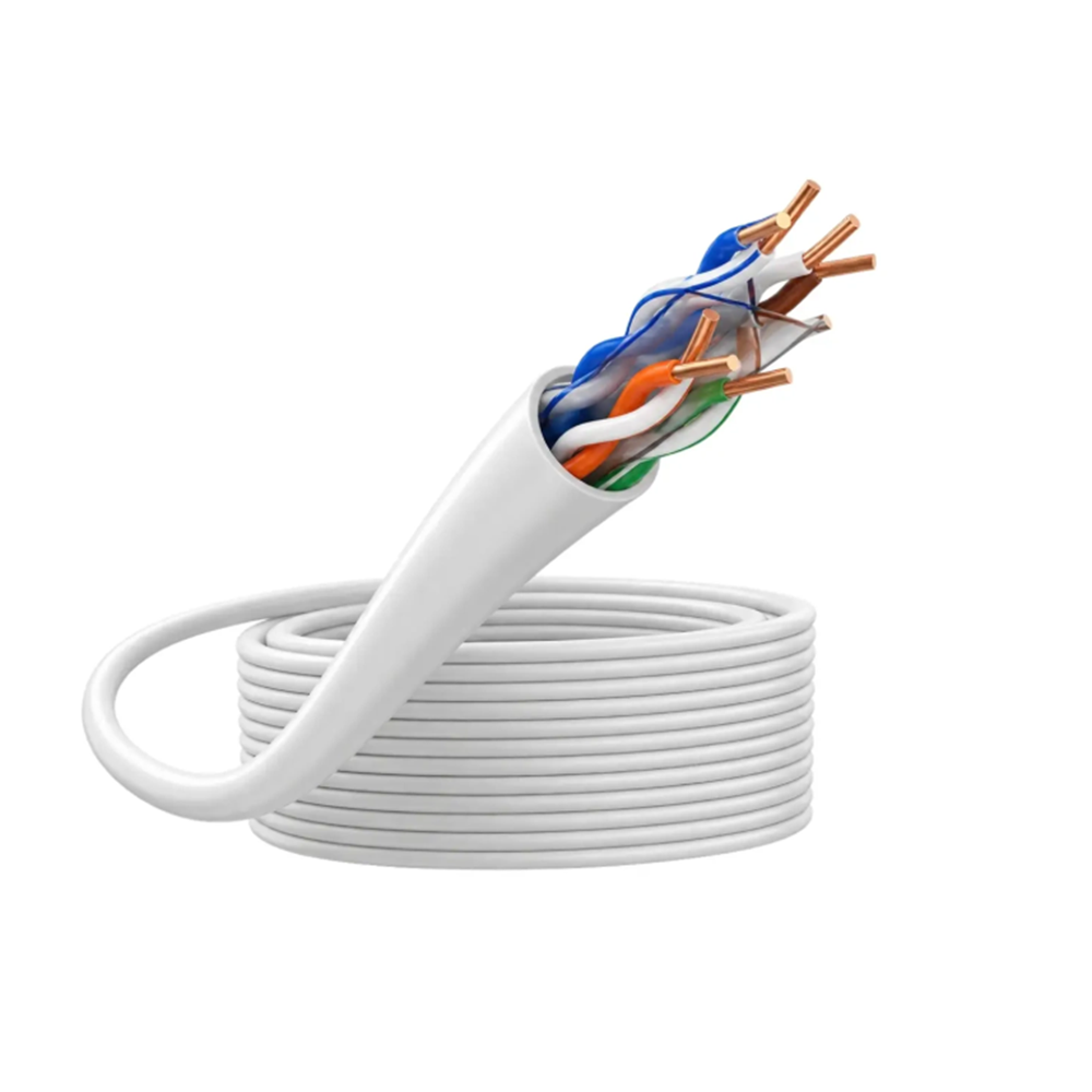 Bix C6U24305I-1 Cat6 305M 24AWG Indoor İç Mekan Beyaz UTP CAT6 Patch Kablo