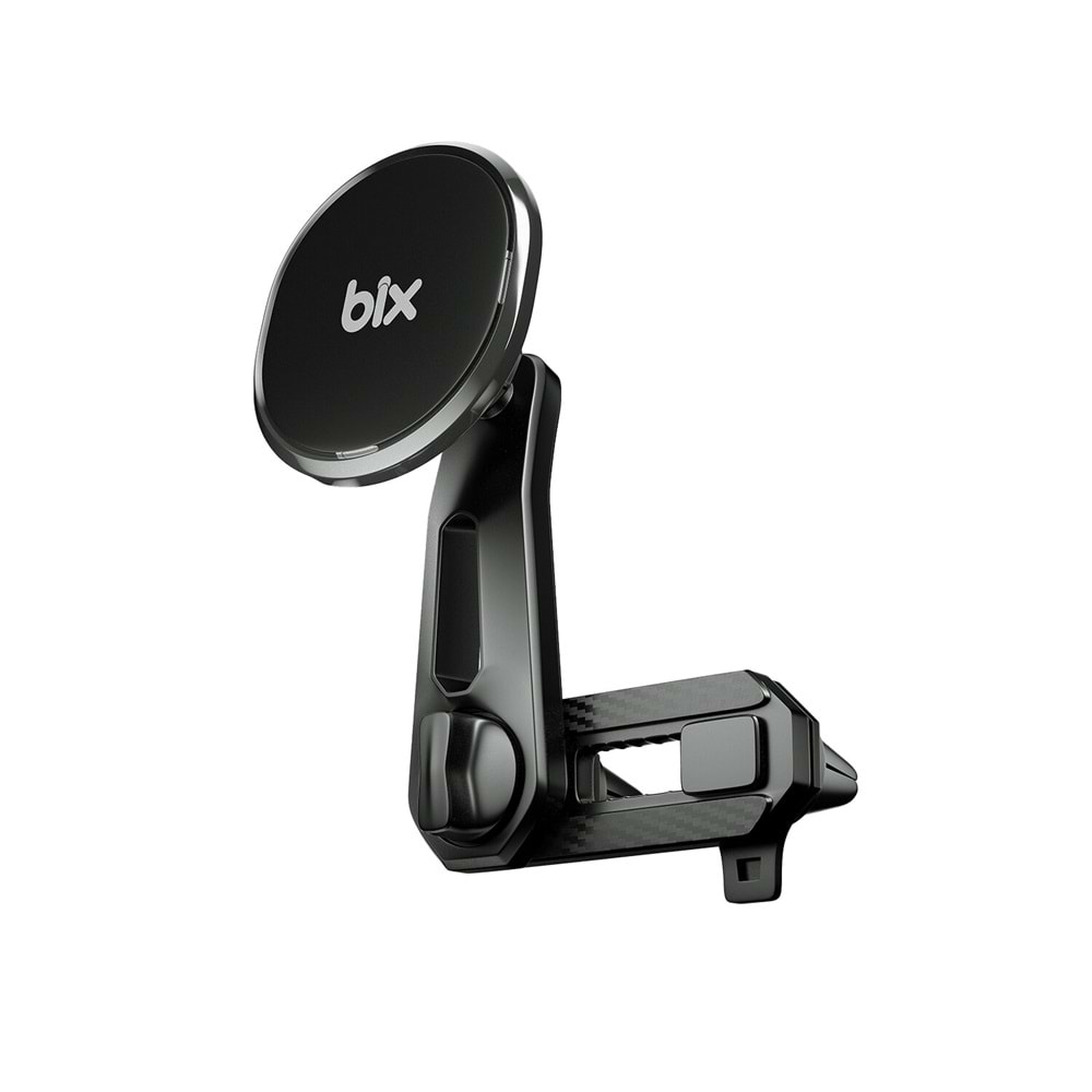 BIX BXCH6 360° Ayarlanabilir Manyetik Araç içi Telefon Tutucu Siyah
