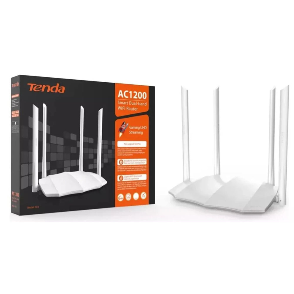 Tenda AC5 1200mbps Dual Band 4 Port Wifi Kablosuz Router Access Point