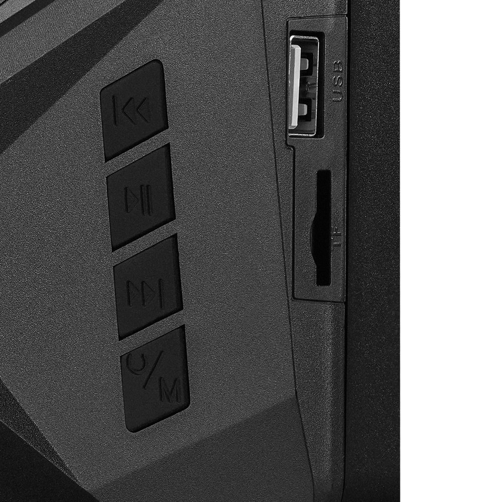 Rampage RMS-175BT 2+1 5W*2 Bluetooth+USB-TF-FM Rainbow Aydınlatmalı Gaming Speaker Hoparlör