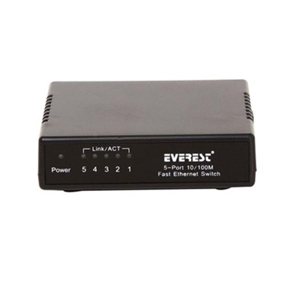 Everest ESF100 5 Port 10/100Mbps Fast Ethernet Masaüstü Switch Hub