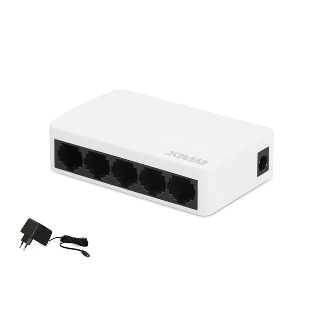 Everest ESF100 5 Port 10/100Mbps Fast Ethernet Masaüstü Switch Hub