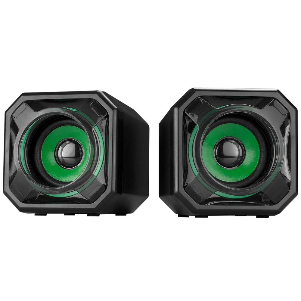 Mikado MD-177 2.0 5W * 2 Siyah Super Bass USB Speaker Hoparlör