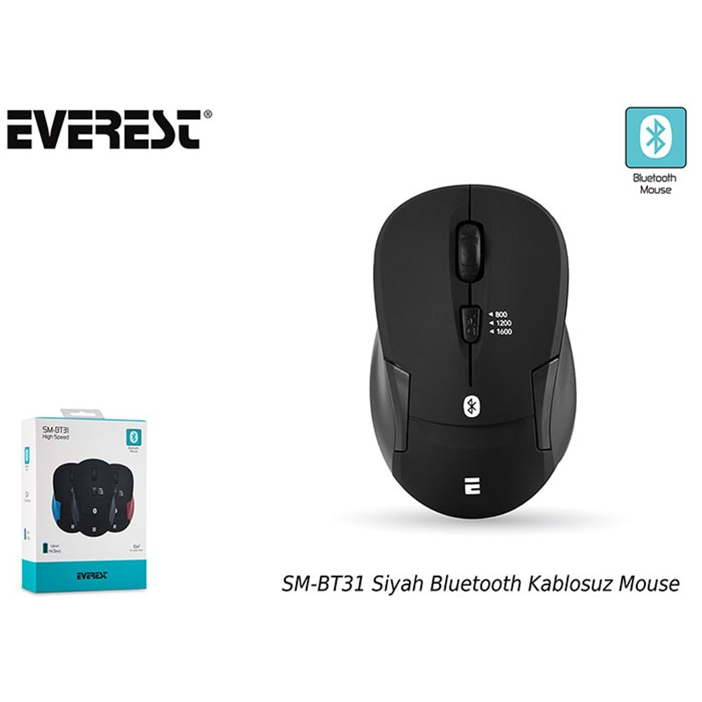 Everest SM-BT31 PC/Telefon Uyumlu Bluetooth Mouse