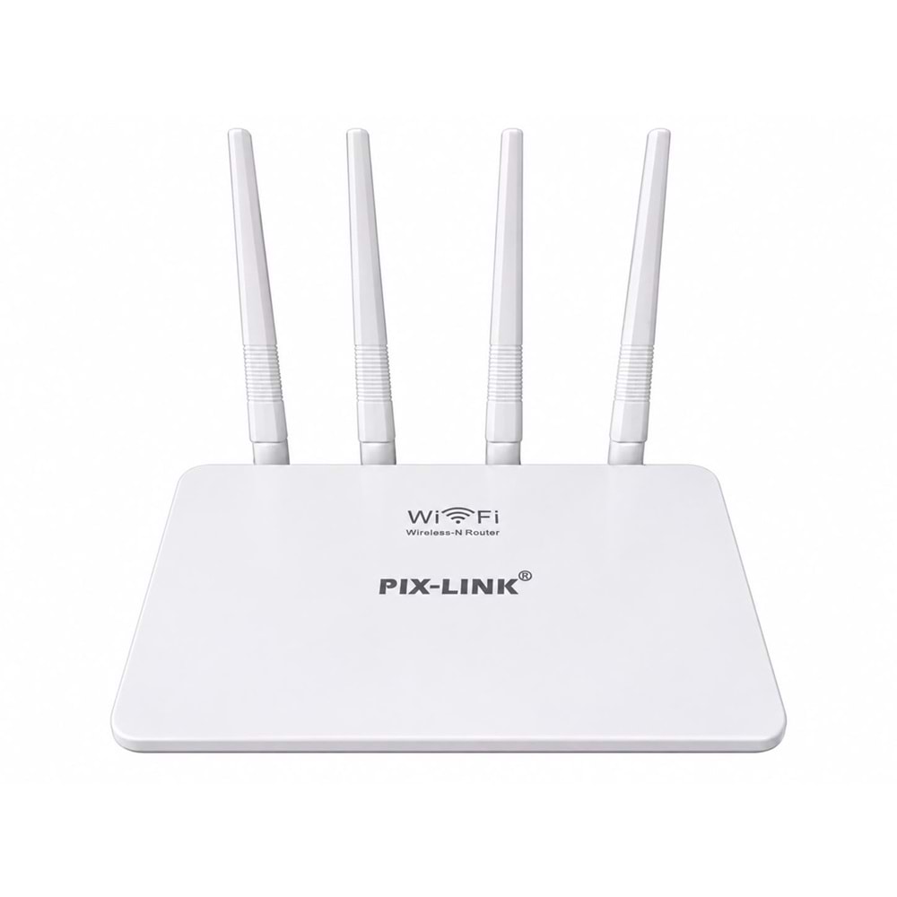PİX-LİNK LV-WR21Q Acces Point 4 Port 300Mbps Wifi-N Repeater Pro Wifi Router Sinyal Güçlendirici