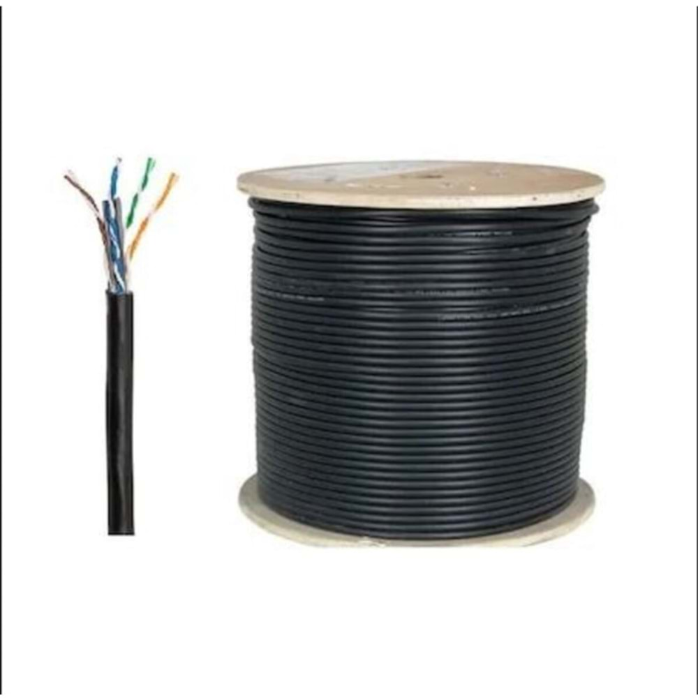 VERSATİLE CAT6 DIŞ ORTAM OUTDOOR KABLO 305Metre 23 AWG ETHERNET KABLOSU