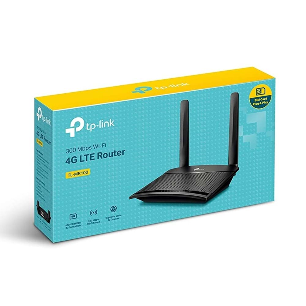 TP-Link Archer MR100 4G LTE Sim Kartlı Router