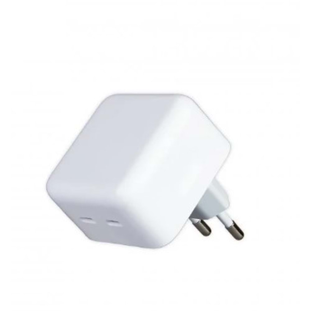 İPHONE TYPE-C ÇİFT GİTİŞLİ ŞARJ KAFA 35W USB-C + C