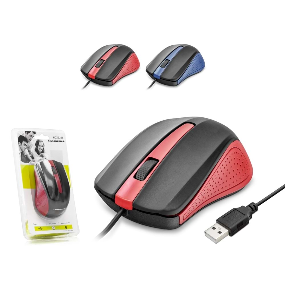 HADRON HDX3256 KABLOLU USB OPTİK MOUSE