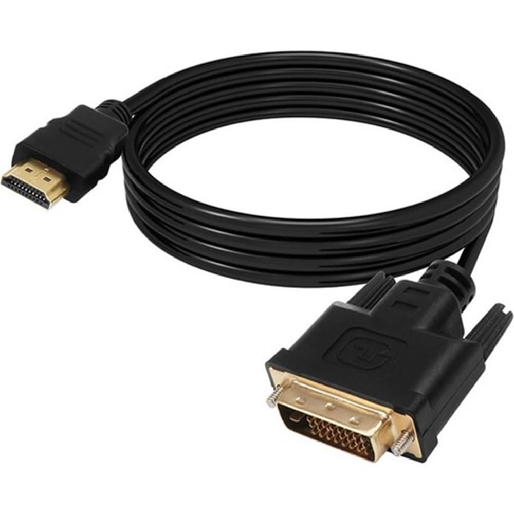 CONCORD C-590 HDMİ To DVİ (24+1) Çift Yönlü Görüntü Bağlantı Kablosu 1.80 METRE